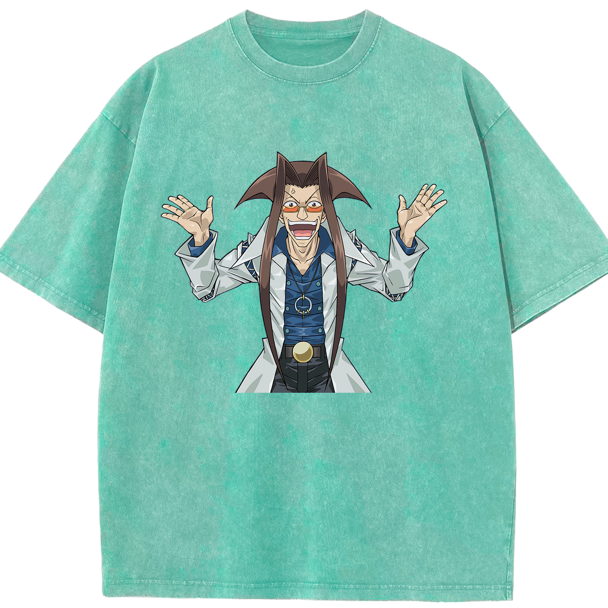 （画像用） 遊☆戯☆王 Yu-Gi-Oh! 綿100% ヴィンテージ風 半袖Tシャツ（フロントプリント）